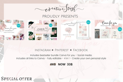 Sale! 4 in 1 Canva for you