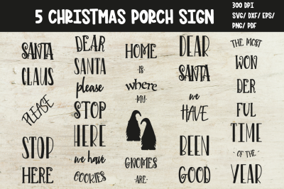 Christmas porch sign SVG. Porch Sign SVG. Christmas SVG