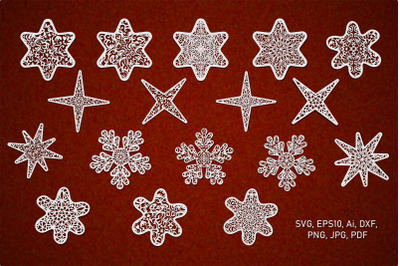 Openwork snowflakes