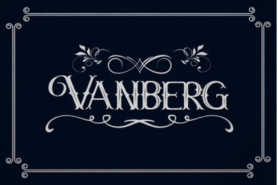 Vanberg Blackletter Font