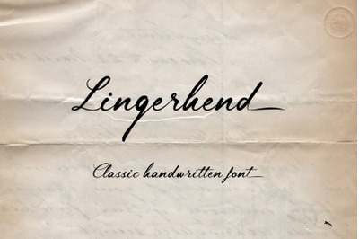 Lingerhend - Classic Script Font