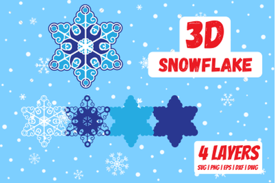 3D Snowflake