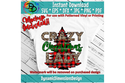 Crazy Christmas Lady svg, eps, png, dxf, cutting files for silhouette