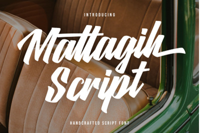 Matlagih Handcrafted Script Font