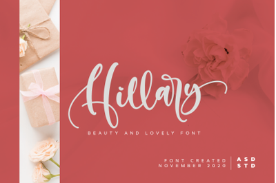 Hillary - Beauty and Lovely Font