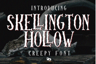 Skellington Hollow - Creepy Font