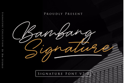 Bambang Signature V2.0 - Signature Font