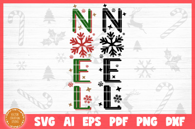 Noel Christmas Porch SVG Cut File