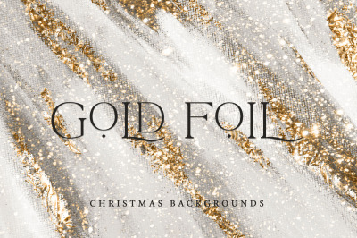 Christmas Gold Foil Textures