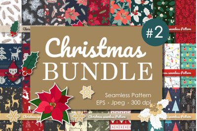 Bundle Christmas Collection Seamless Pattern