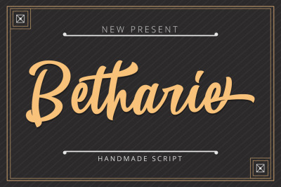 Betharie Typeface