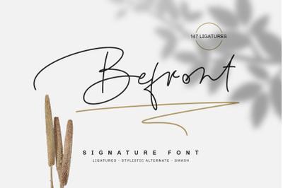 Befront - Signature Font