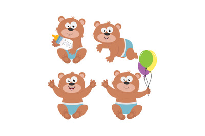 baby bear animal cartoon