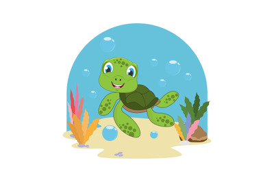 turtle animal cartoon