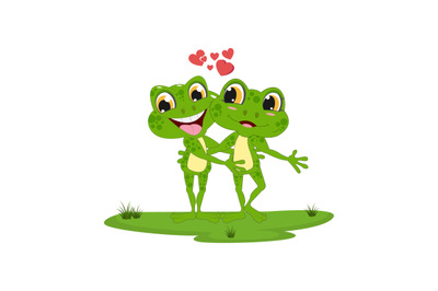 frog in love