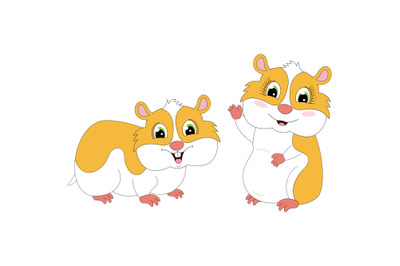 hamster animal cartoon