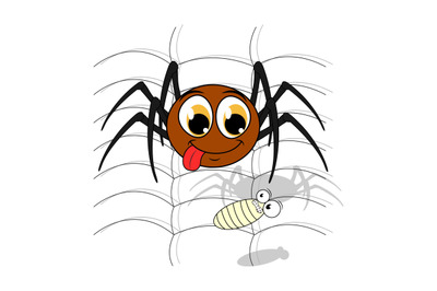 spider animal cartoon