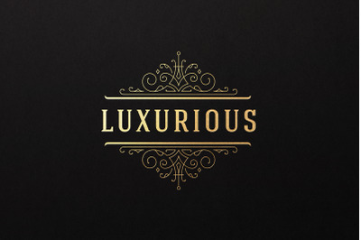 Luxury Ornament Royal Logo Template
