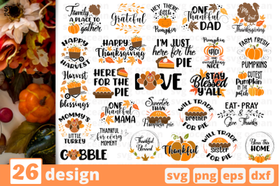 Thankful Quotes SVG Bundle