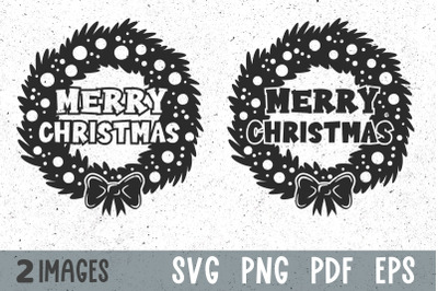 Christmas wreath svg files for cricut