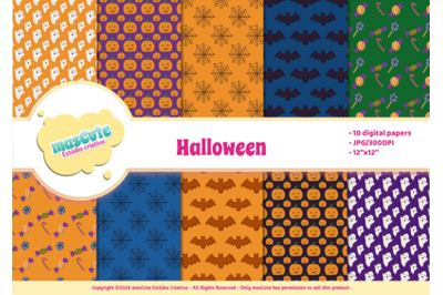 Digital Paper Pack - Halloween