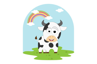 cow animal cartoon