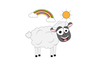 sheep animal cartoon