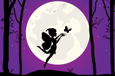 fairy silhouette