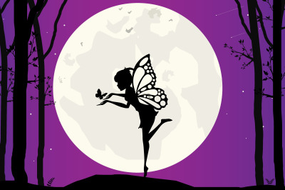 fairy silhouette