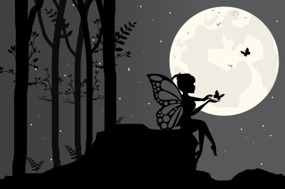 fairy silhouette