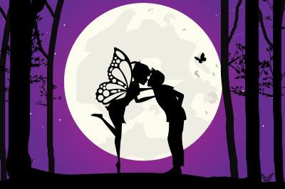 fairy silhouette