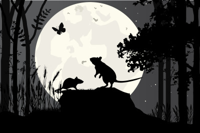 mouse silhouette