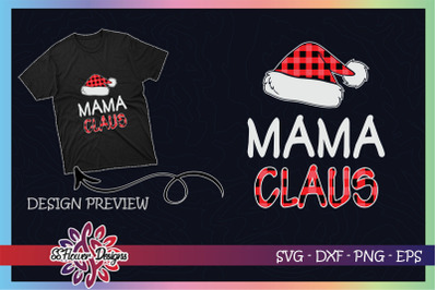 Red Plaid Mama Claus - Matching Family