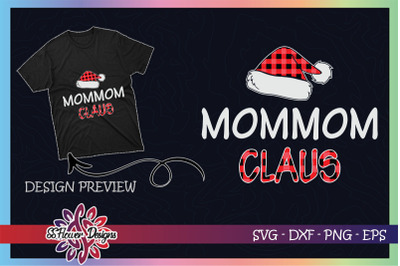 Red Plaid Mommom Claus - Matching Family