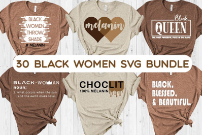 Black women Quotes SVG bundle, Black girl Cutting file