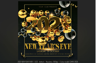 2021 New Year Flyer