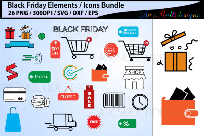 blackfriday sale elements