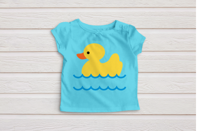 Rubber Duck Split | SVG | PNG | DXF | EPS