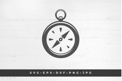 Compass icon isolated on white background vector illustration. SVG, PN