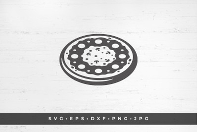 Pizza icon isolated on white background vector illustration. SVG, PNG,