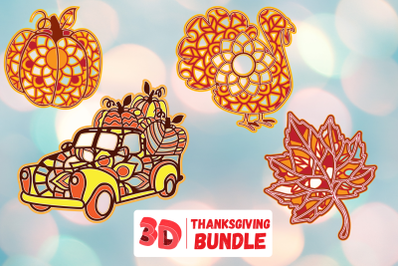 3D Thanksgiving bundle