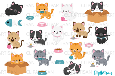 Kittens Clipart Cute Kitty Cats Kitties Pets Graphics