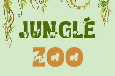 Jungle Zoo - Animal Font