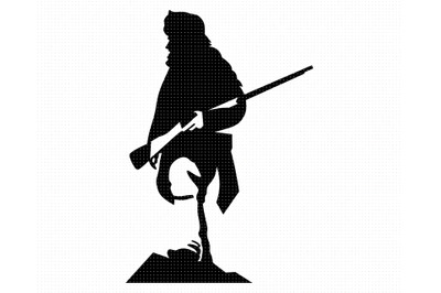 new frontier mountain man svg, adventurer clipart, png, dxf logo