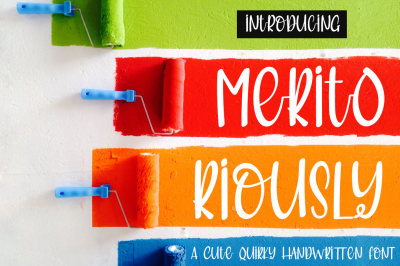 Meritoriously a Cute Quirky Handwritten Font