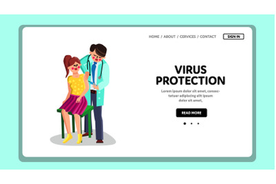 Virus Protection Medical Pharmacy Procedure Vector