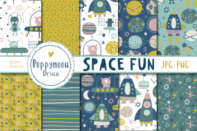 Space Fun paper set