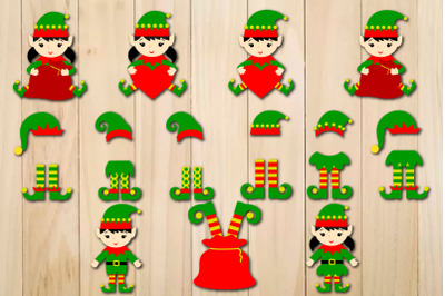 Elf  SVG,Christmas svg,Elves Svg, Elf Clipart, Elf Hat, Elf  Feet