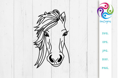 Gorgeous Horse Svg Cut File