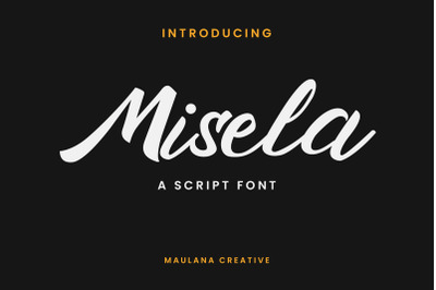 Misela Script Font